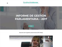 Tablet Screenshot of carolinaestebarena.com.ar